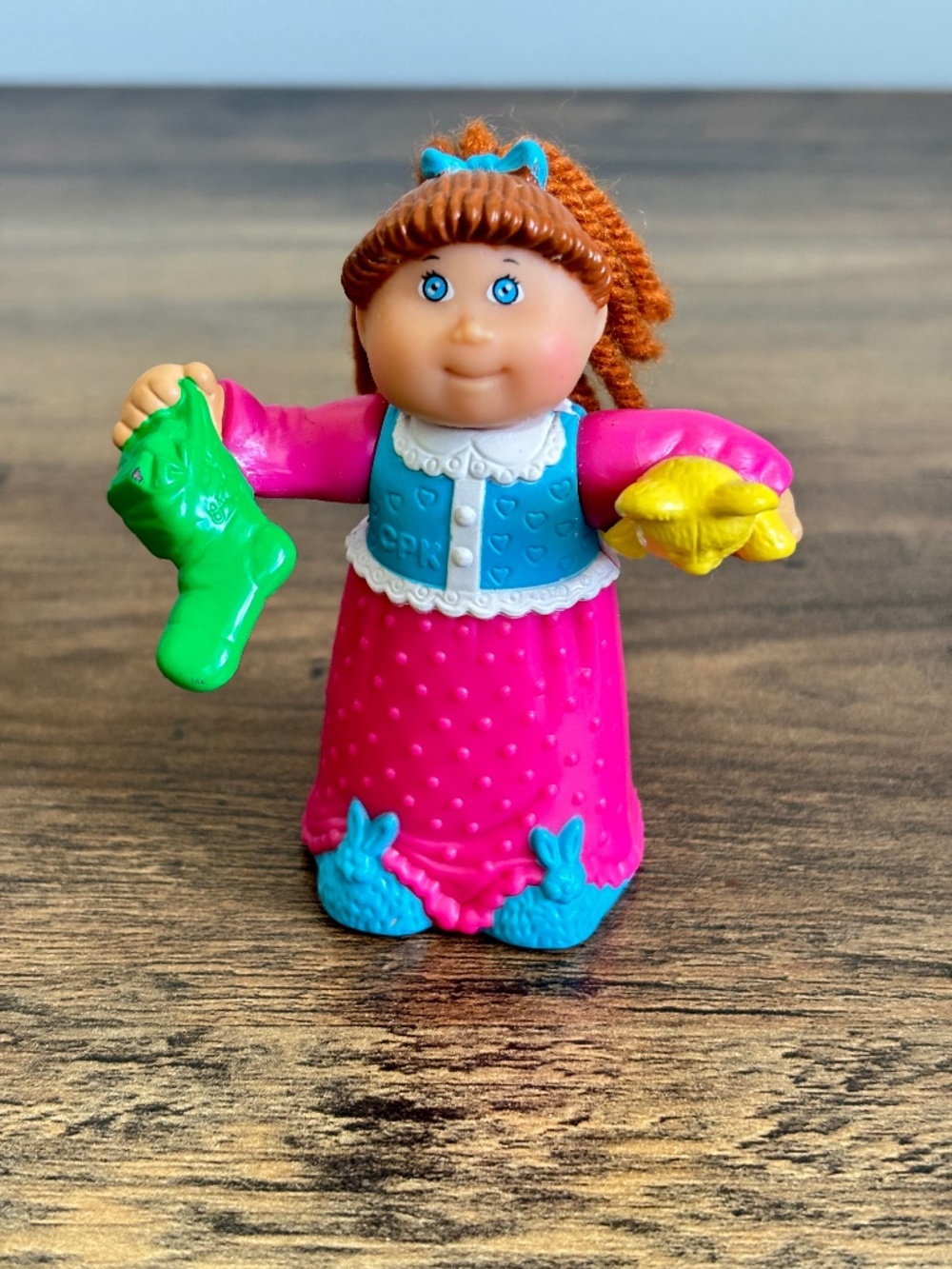 VINTAGE 1992 McDonald's Cabbage Patch Lindsey Elizabeth Holiday Dreamer Doll Toy